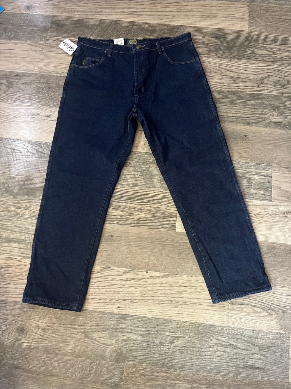 Cabela's NWT roughneck relaxed fit flannel lined denim Jeans men’s 40x32
